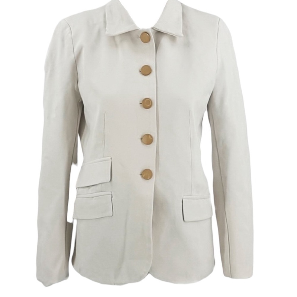 Anthropologie Dolan Left Coast Ponte Military Blazer Jacket - Picture 9 of 12